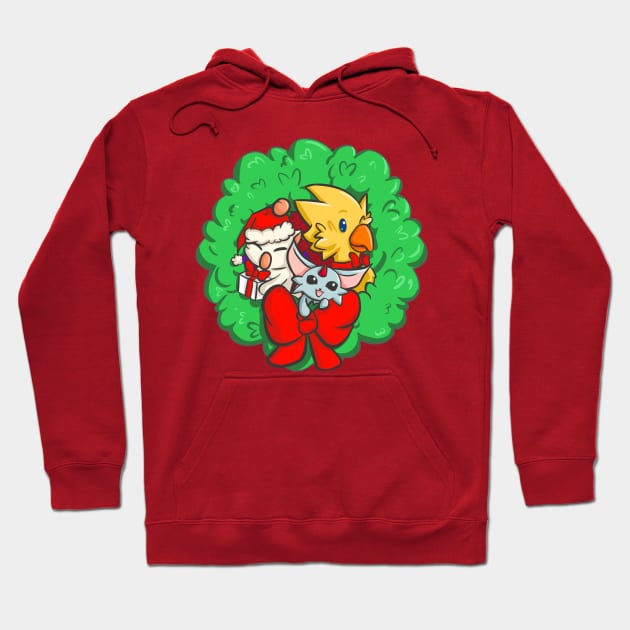 Merry Kwehmas, Kupo! Hoodie by kalgado